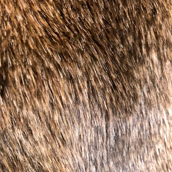 Luxe brown faux fur vest with asymmetric zipper - Picture 7 of 7